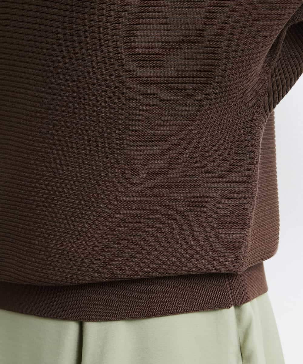 FMFJS36160 MICHEL KLEIN(ミッシェルクラン) [新色追加]ホールガーメント(R)ボートネックニット（WEB限定カラーあり） ホワイト(90)