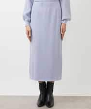 FMHAA02190 MICHEL KLEIN(ミッシェルクラン) ［セットアップ対応］ミニケーブルニットスカート ピンクベージュ