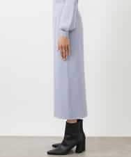 FMHAA02190 MICHEL KLEIN(ミッシェルクラン) ［セットアップ対応］ミニケーブルニットスカート ピンクベージュ