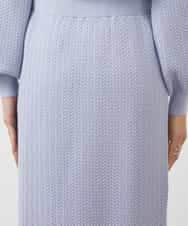 FMHAA02190 MICHEL KLEIN(ミッシェルクラン) ［セットアップ対応］ミニケーブルニットスカート ピンクベージュ