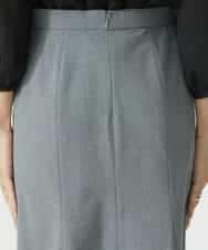FMHAA11210 MICHEL KLEIN(ミッシェルクラン) ストレッチセミフレアスカート(セットアップ対応/3サイズあり) グレー(92)