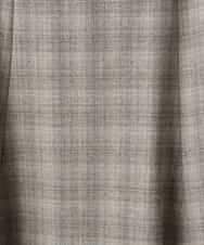 FMHAD13230 MICHEL KLEIN(ミッシェルクラン) 2WAYストレッチチェックフレアースカート ブラック