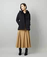 FMHAD19290 MICHEL KLEIN(ミッシェルクラン) [セットアップ対応]ミリタリータックAラインスカート ベージュ