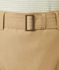 FMHAD19290 MICHEL KLEIN(ミッシェルクラン) [セットアップ対応]ミリタリータックAラインスカート ベージュ