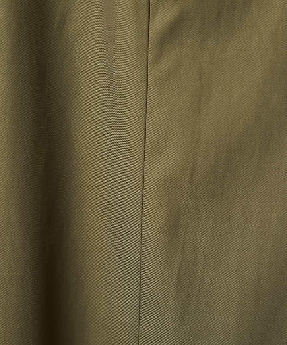 FMHAD19290 MICHEL KLEIN(ミッシェルクラン) [セットアップ対応]ミリタリータックAラインスカート ベージュ