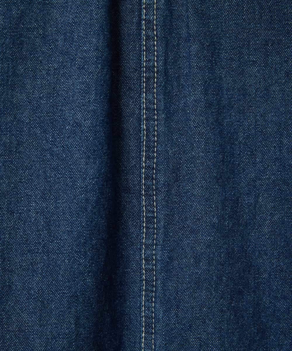 FMHAD31200 MICHEL KLEIN(ミッシェルクラン) [セットアップ対応]デニムAラインスカート ネイビー