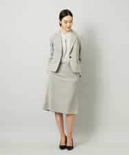 FMHAD35190 MICHEL KLEIN(ミッシェルクラン) [セットアップ対応]Aラインスカート グレー