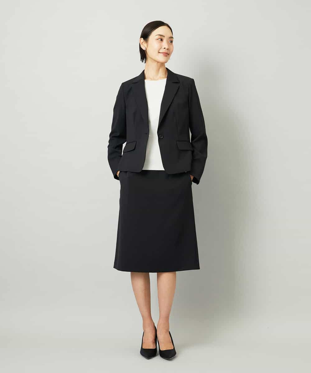 FMHAD35190 MICHEL KLEIN(ミッシェルクラン) [セットアップ対応]Aラインスカート グレー