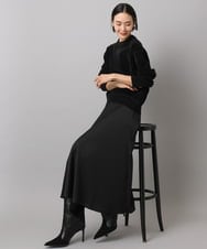 FMHAD43240 MICHEL KLEIN(ミッシェルクラン) サテンマーメードスカート オレンジ