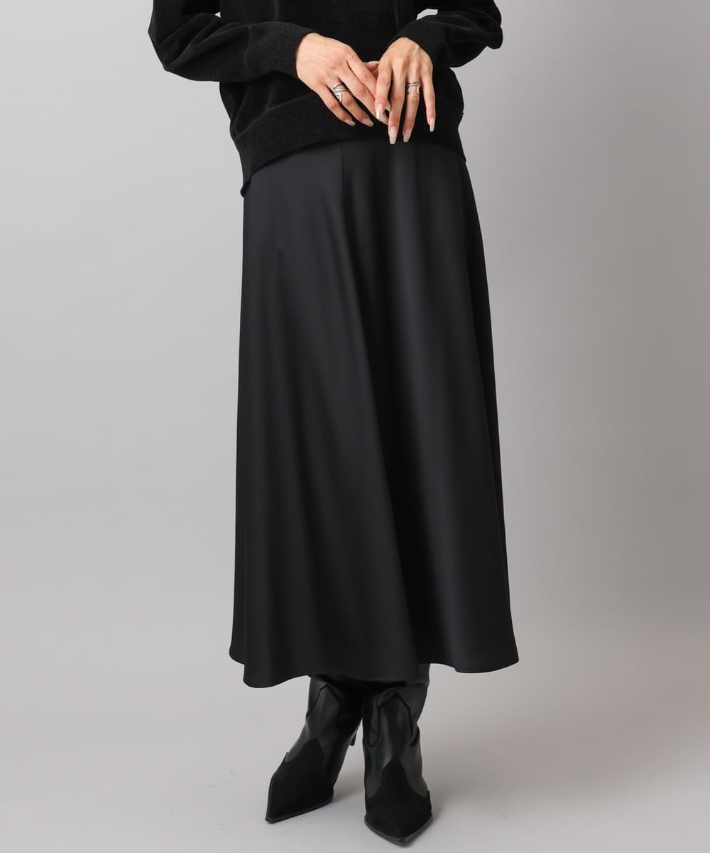 FMHAD43240 MICHEL KLEIN(ミッシェルクラン) サテンマーメードスカート オレンジ