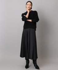 FMHAD43240 MICHEL KLEIN(ミッシェルクラン) サテンマーメードスカート オレンジ