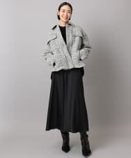 FMHAD43240 MICHEL KLEIN(ミッシェルクラン) サテンマーメードスカート オレンジ