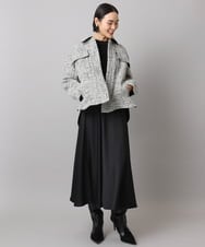 FMHAD43240 MICHEL KLEIN(ミッシェルクラン) サテンマーメードスカート オレンジ