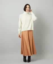 FMHAD43240 MICHEL KLEIN(ミッシェルクラン) サテンマーメードスカート オレンジ