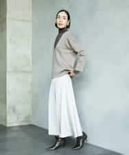 FMHAD43240 MICHEL KLEIN(ミッシェルクラン) サテンマーメードスカート オレンジ