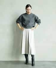 FMHAD43240 MICHEL KLEIN(ミッシェルクラン) サテンマーメードスカート オレンジ