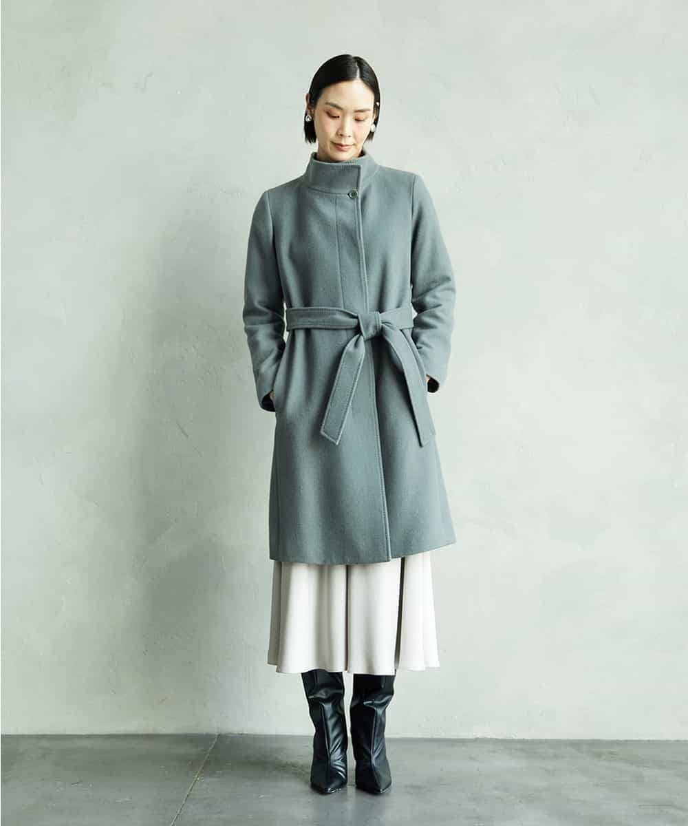 FMHAD43240 MICHEL KLEIN(ミッシェルクラン) サテンマーメードスカート オレンジ