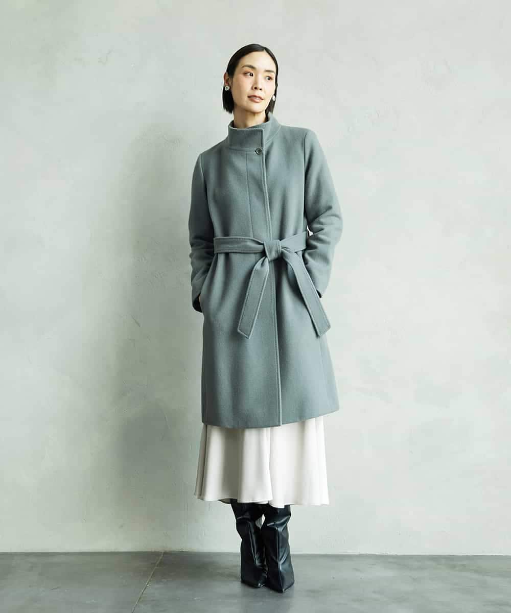 FMHAD43240 MICHEL KLEIN(ミッシェルクラン) サテンマーメードスカート オレンジ