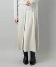 FMHAD43240 MICHEL KLEIN(ミッシェルクラン) サテンマーメードスカート オレンジ