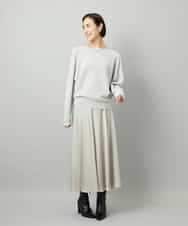 FMHAD43240 MICHEL KLEIN(ミッシェルクラン) サテンマーメードスカート オレンジ