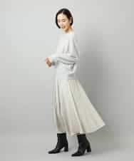 FMHAD43240 MICHEL KLEIN(ミッシェルクラン) サテンマーメードスカート オレンジ