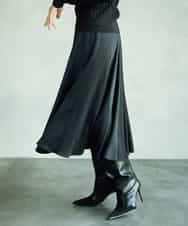 FMHAD43240 MICHEL KLEIN(ミッシェルクラン) サテンマーメードスカート オレンジ