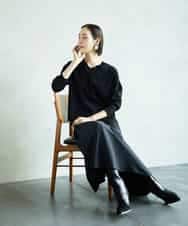 FMHAD43240 MICHEL KLEIN(ミッシェルクラン) サテンマーメードスカート オレンジ