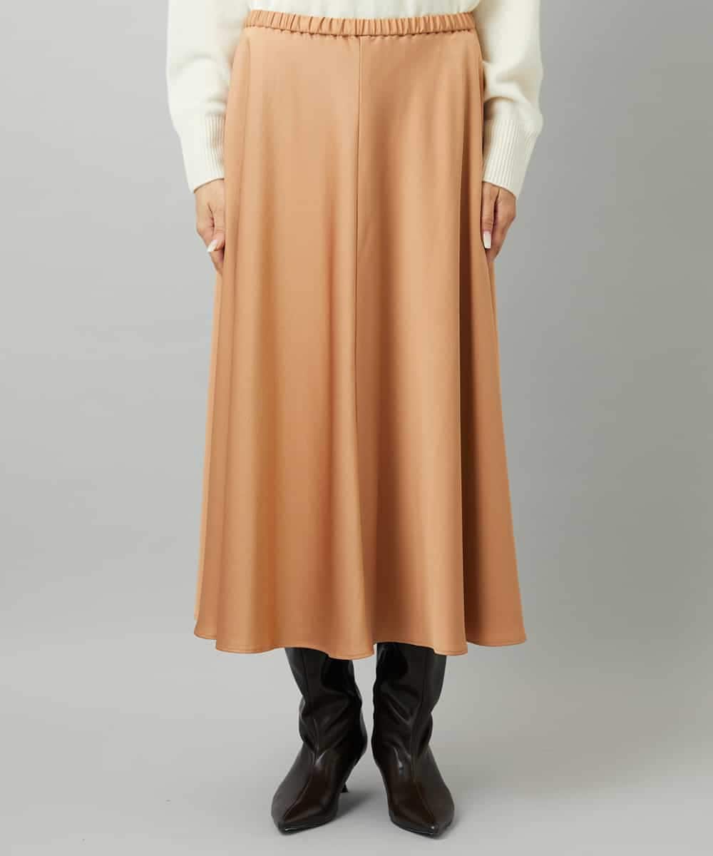 FMHAD43240 MICHEL KLEIN(ミッシェルクラン) サテンマーメードスカート オレンジ