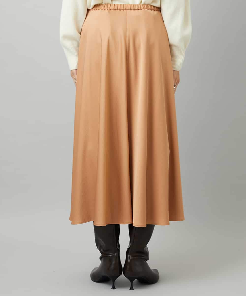 FMHAD43240 MICHEL KLEIN(ミッシェルクラン) サテンマーメードスカート オレンジ