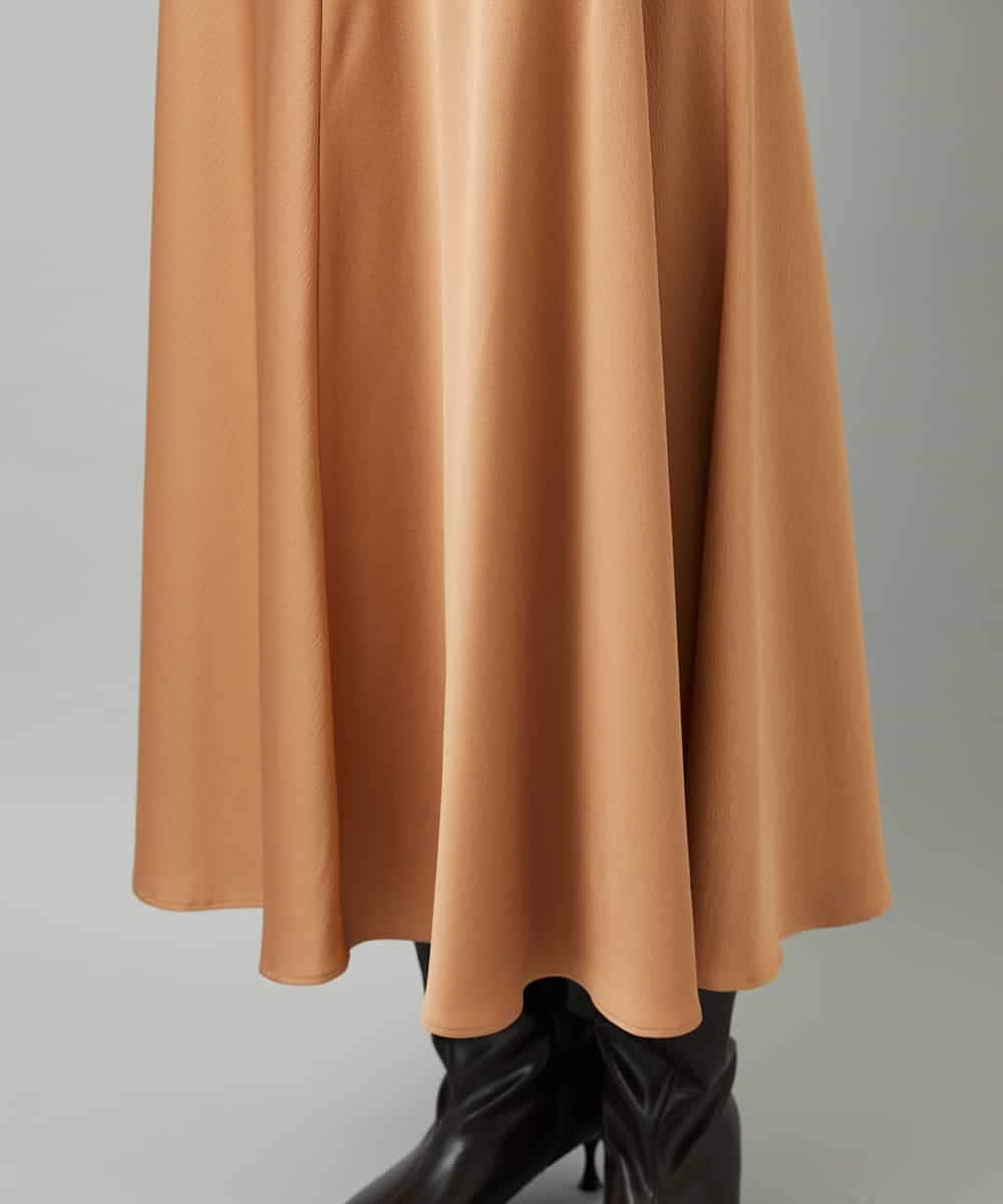 FMHAD43240 MICHEL KLEIN(ミッシェルクラン) サテンマーメードスカート オレンジ