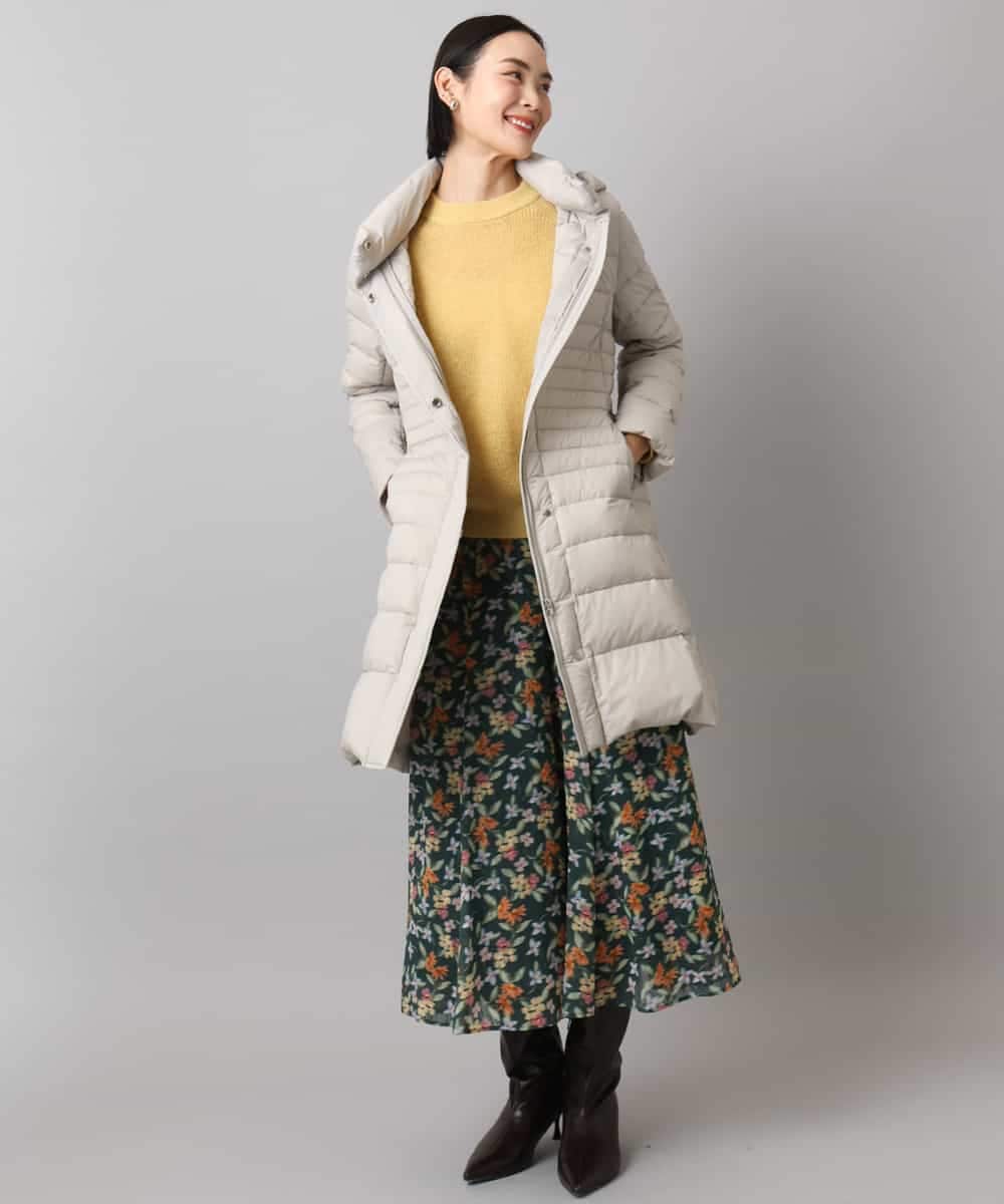 FMHAD50330 MICHEL KLEIN(ミッシェルクラン) ヴィンテージフラワースカート グリーン