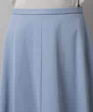 FMHAD51270 MICHEL KLEIN(ミッシェルクラン) ヴィンテージツイルフレアースカート ライトブルー