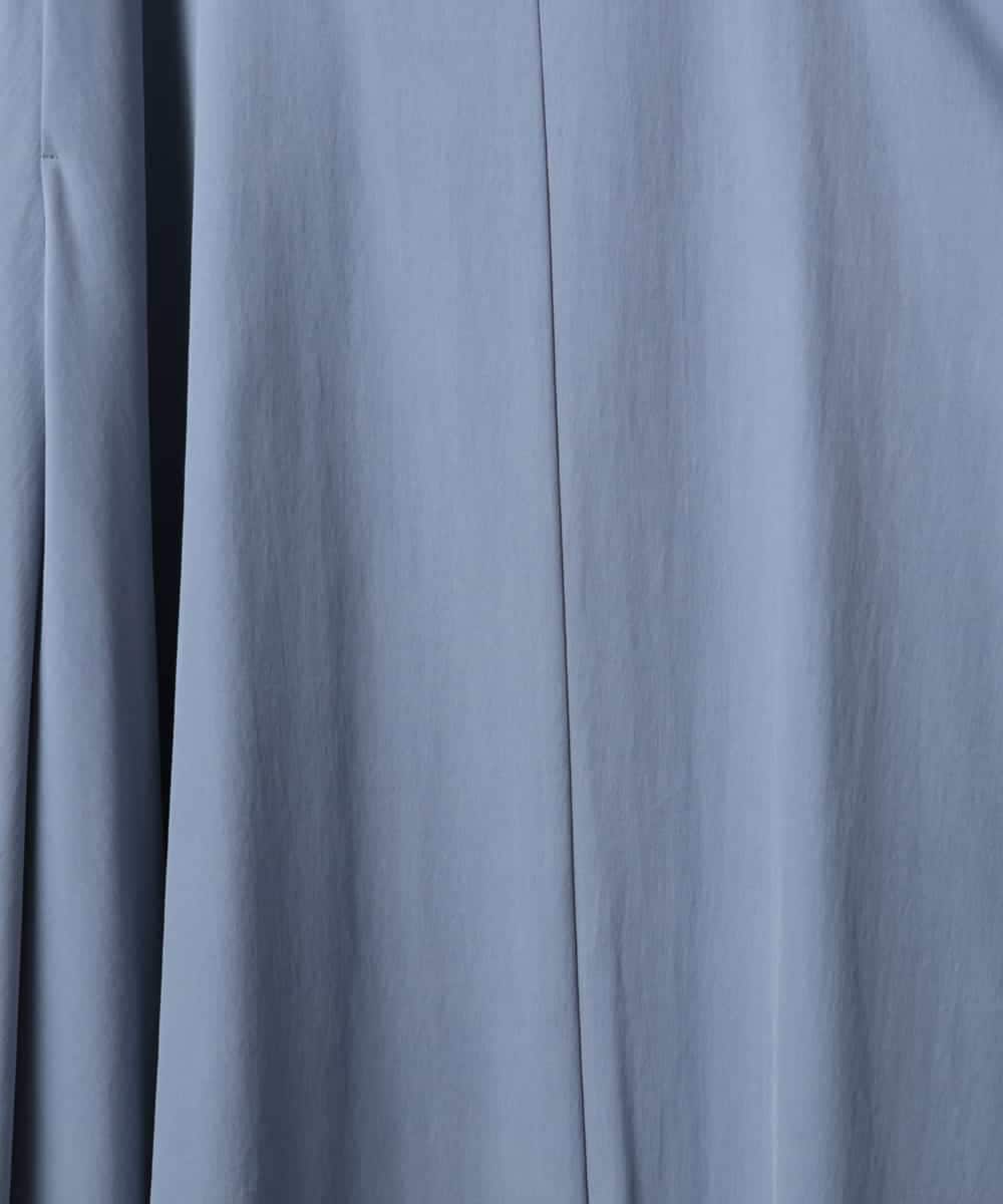 FMHAD51270 MICHEL KLEIN(ミッシェルクラン) ヴィンテージツイルフレアースカート ライトブルー