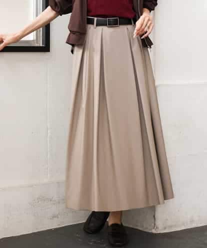 FMHAG01270 MICHEL KLEIN ウーリータックフレアスカート