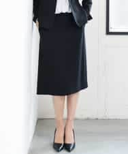FMHAG03230 MICHEL KLEIN(ミッシェルクラン) [セットアップ対応]ストレッチタイトスカート グレー