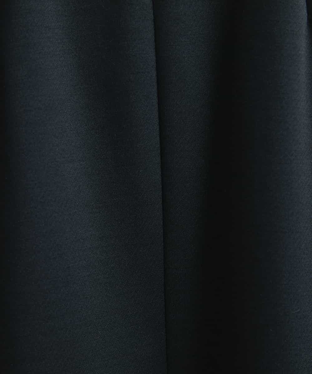 FMHAS16180 MICHEL KLEIN(ミッシェルクラン) トップサーモカルゼセミタイトスカート（セットアップ対応） ブラック(94)
