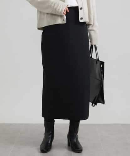 FMHAV37200 MICHEL KLEIN スポンディッシュポリニットタイトスカート（セットアップ対応）