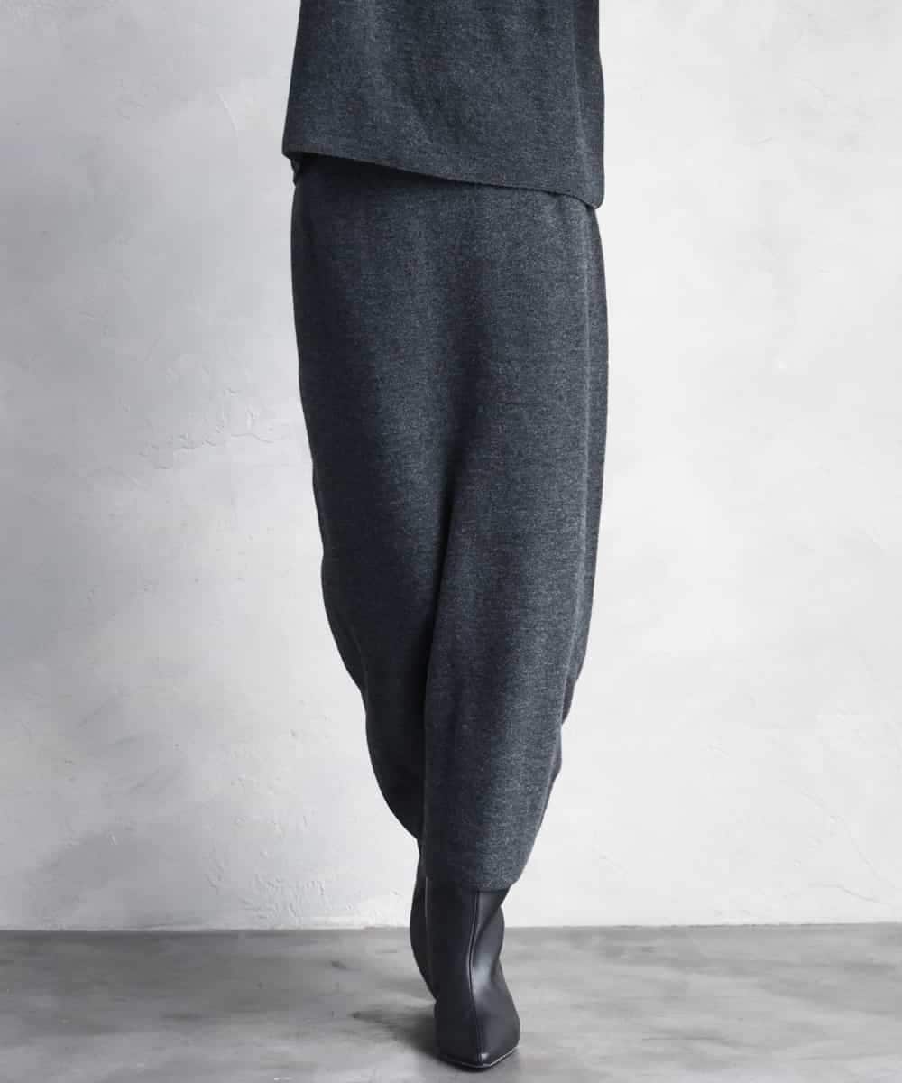 FMHBD34200 MICHEL KLEIN(ミッシェルクラン) [セットアップ対応]ニットナロースカート オレンジ