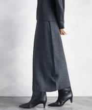 FMHBD34200 MICHEL KLEIN(ミッシェルクラン) [セットアップ対応]ニットナロースカート オレンジ