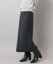 FMHBD34200 MICHEL KLEIN(ミッシェルクラン) [セットアップ対応]ニットナロースカート オレンジ