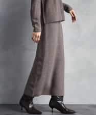 FMHBD34200 MICHEL KLEIN(ミッシェルクラン) [セットアップ対応]ニットナロースカート オレンジ