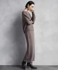 FMHBD34200 MICHEL KLEIN(ミッシェルクラン) [セットアップ対応]ニットナロースカート オレンジ