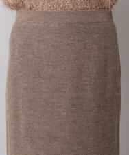 FMHBD34200 MICHEL KLEIN(ミッシェルクラン) [セットアップ対応]ニットナロースカート オレンジ