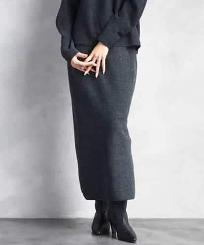 FMHBD34200 MICHEL KLEIN [セットアップ対応]ニットナロースカート