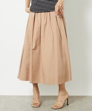 FMHDA05250 MICHEL KLEIN(ミッシェルクラン) ギャザーフレアスカート ピンク