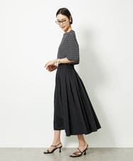 FMHDA05250 MICHEL KLEIN(ミッシェルクラン) ギャザーフレアスカート ピンク