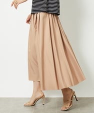 FMHDA05250 MICHEL KLEIN(ミッシェルクラン) ギャザーフレアスカート ピンク