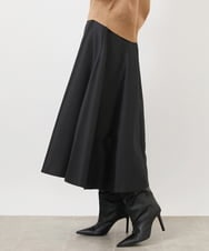 FMHDA09230 MICHEL KLEIN(ミッシェルクラン) バックサテンボリュームスカート ブラック