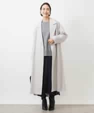 FMHDA11200 MICHEL KLEIN(ミッシェルクラン) ピンドットスカート ブラック
