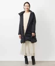 FMHDA11200 MICHEL KLEIN(ミッシェルクラン) ピンドットスカート ブラック